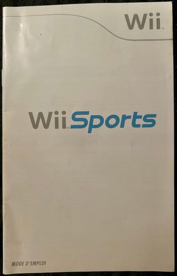 (Notice) Wii Sports Nintendo