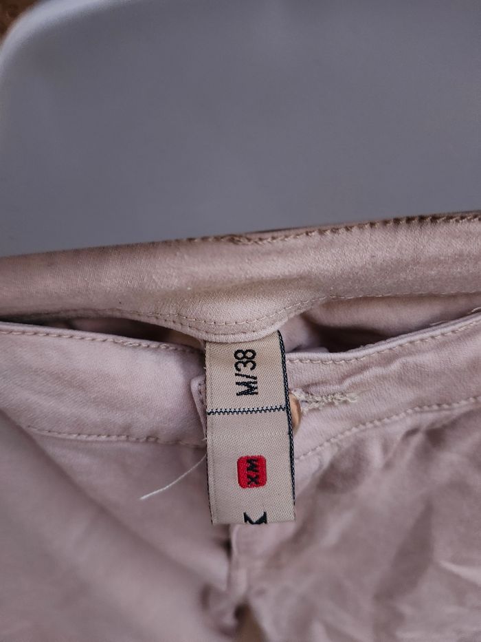 Jean court XMAX gris beige taille 38 - photo numéro 2