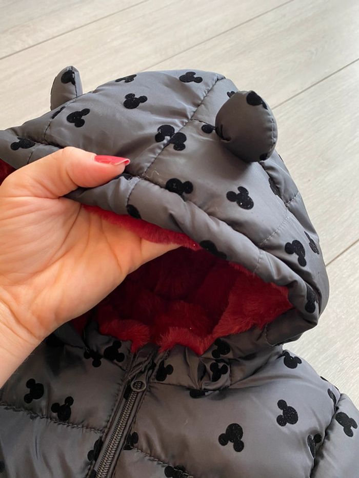 Manteau Minnie Mickey Disney 6 mois neuf Kiabi - photo numéro 3