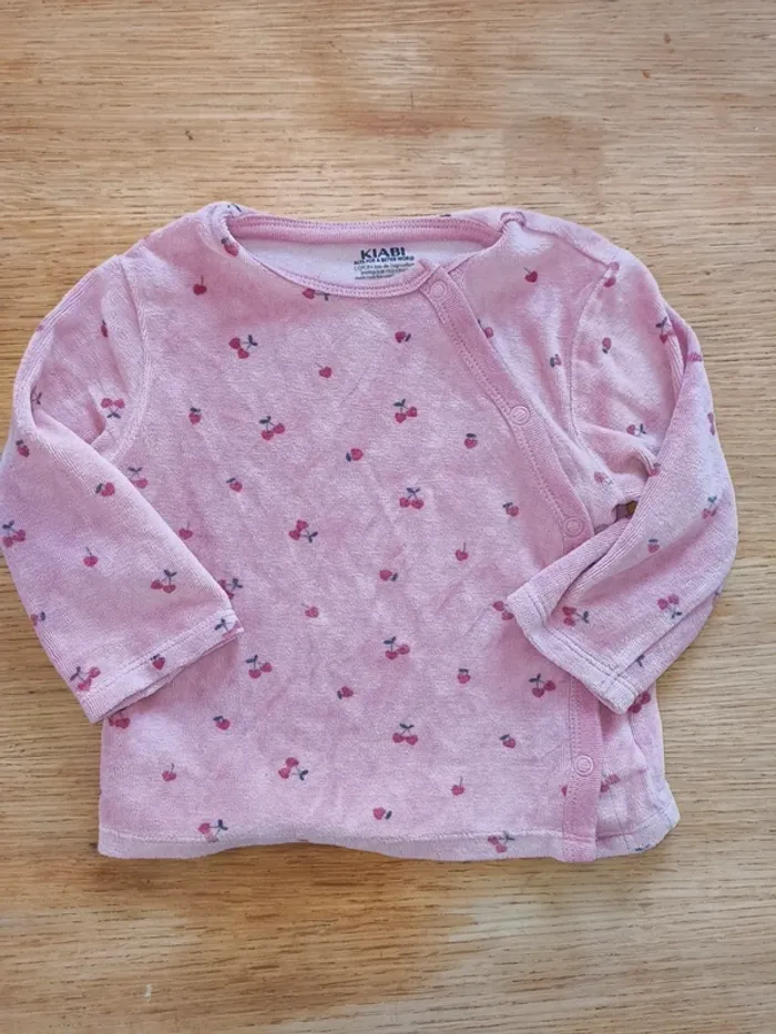 Haut de pyjama Kiabi fille 12 mois excellent état