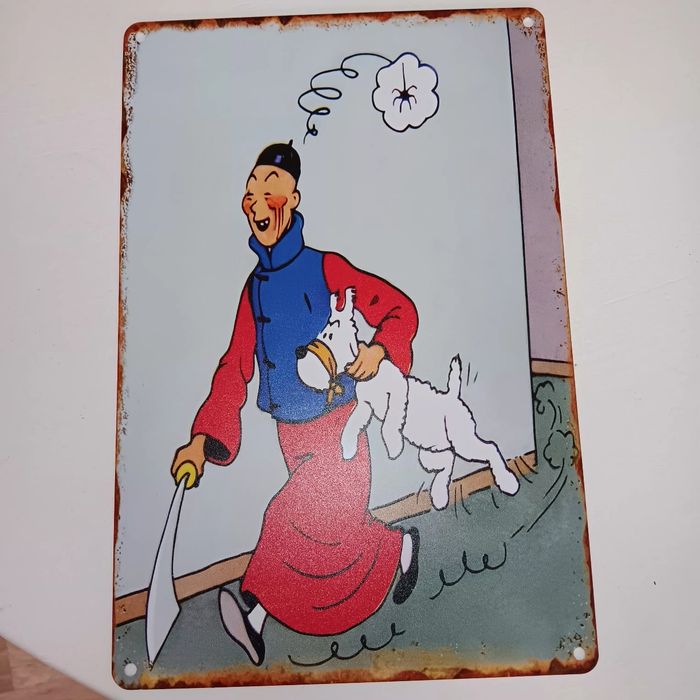 6 plaque Aluminium famille tintin - photo numéro 7
