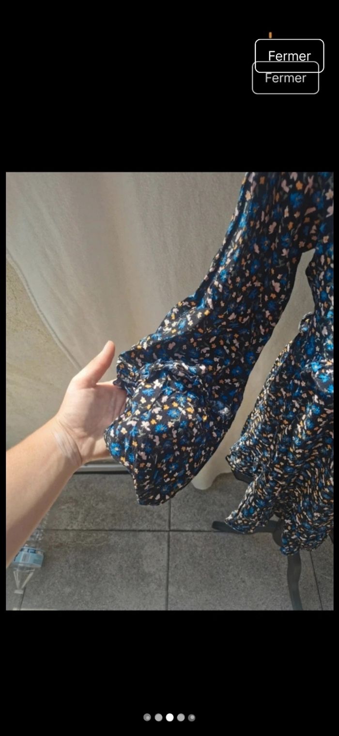 Robe zara fleural s - photo numéro 3