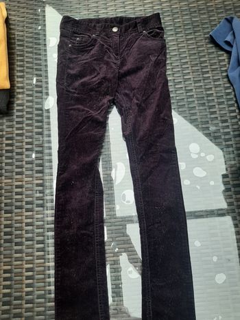 Pantalon slim  velours okaidi 10 ans