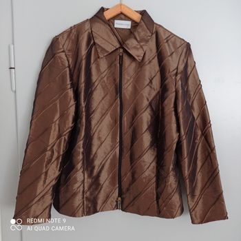 Veste kaki moirée t42