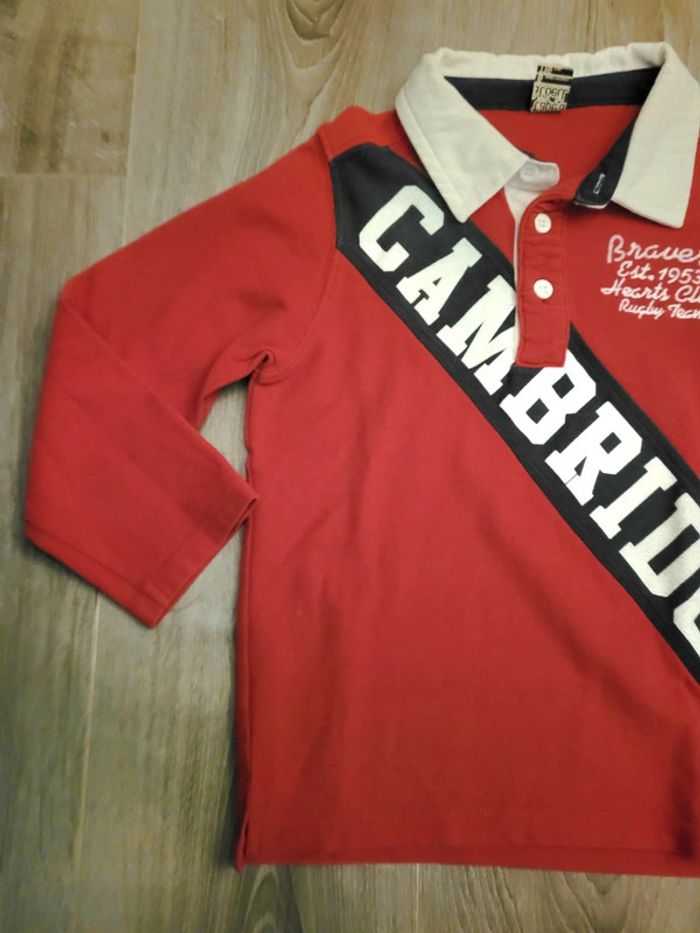 Polo rouge ML Tape à l'œil 6 ans - photo numéro 4