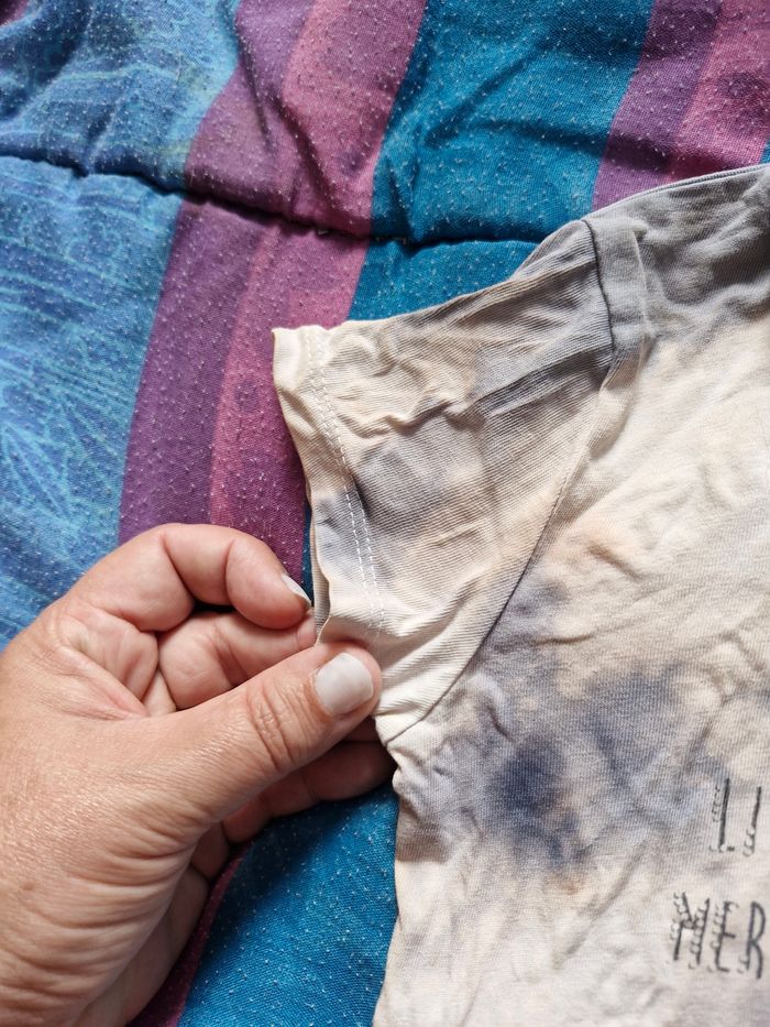Beau tshirt Tie&Dye petite sirène - photo numéro 3
