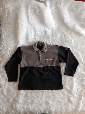 Polo sweat polaire vintage T. 140cm