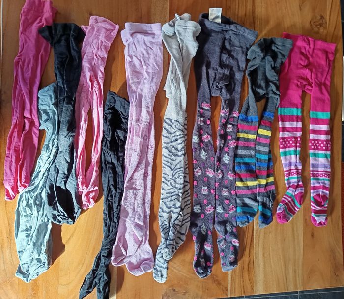 Lot collants fille 4-6ans