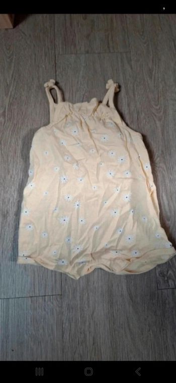 Grenouillère / combinaison à bretelles Kiabi 6mois 67cm 👻