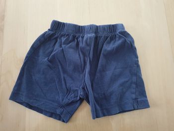 Short bébé basic 12 mois bleu marine