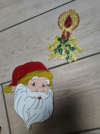 Silhouettes  fenêtres Noël