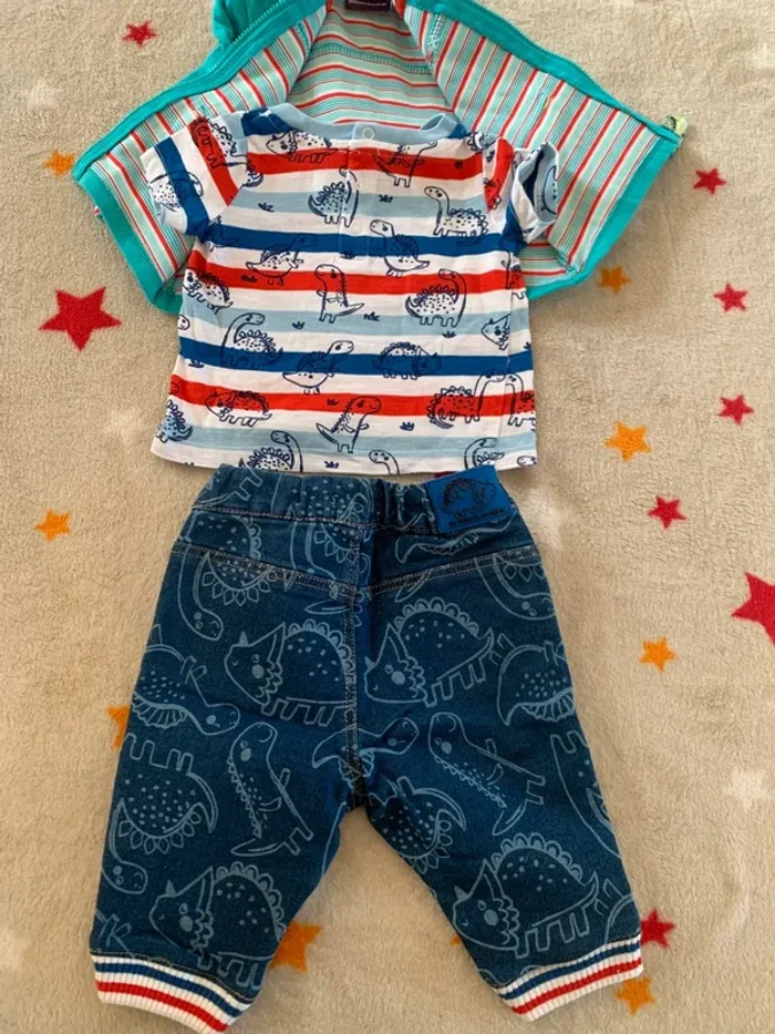 Lot garçon Sergent Major & DPAM, 3 mois quasi neuf, style marin et aventure - photo numéro 6