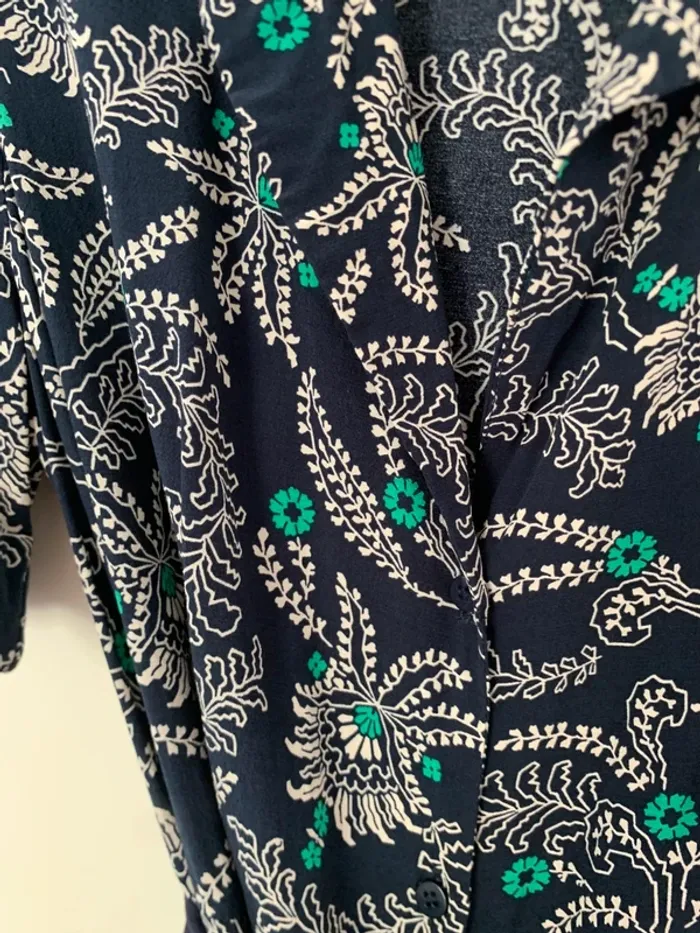 Robe chemise longue avec ceinture Claudie Pierlot taille 34/36 - photo numéro 6