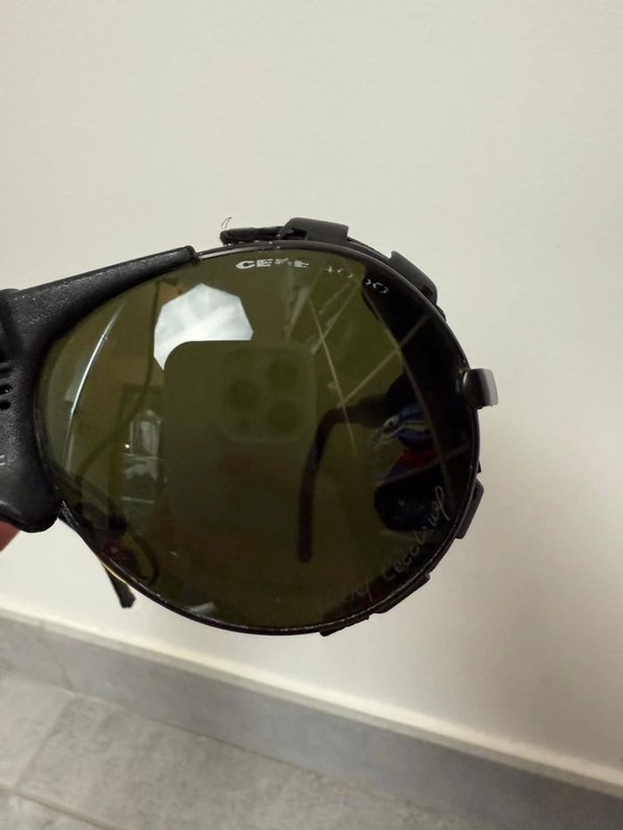 Lunettes de soleil d'alpinisme CEBE 490 4000 Walter Cecchinel avec verres + boucliers. - photo numéro 5
