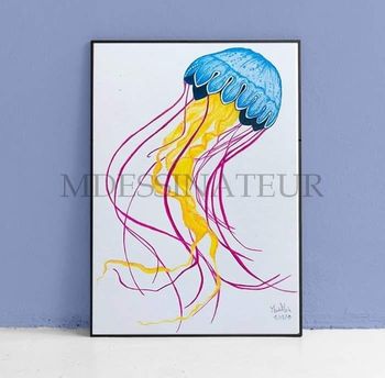 Dessin Meduse