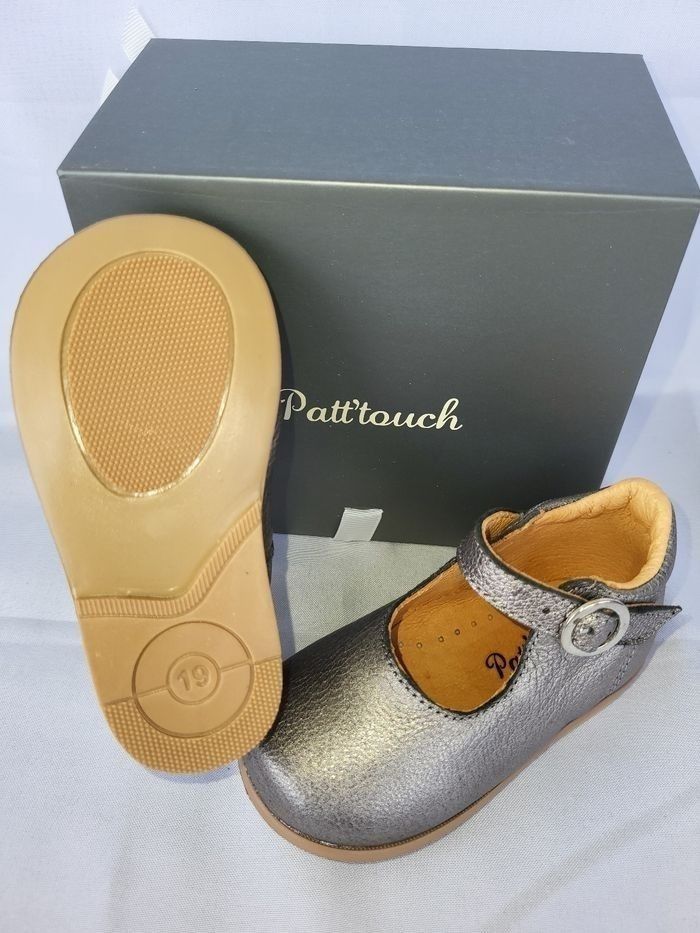Chaussures en cuir argent Point 19 Made in France 🇨🇵 - photo numéro 3