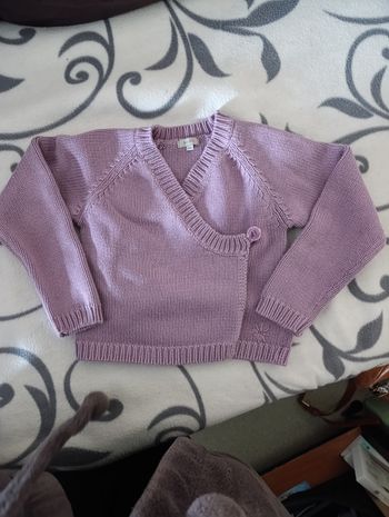 Gilet mauve