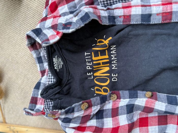 Ensemble 3 pièces garçon taille 9 mois (comme neuf) - photo numéro 7