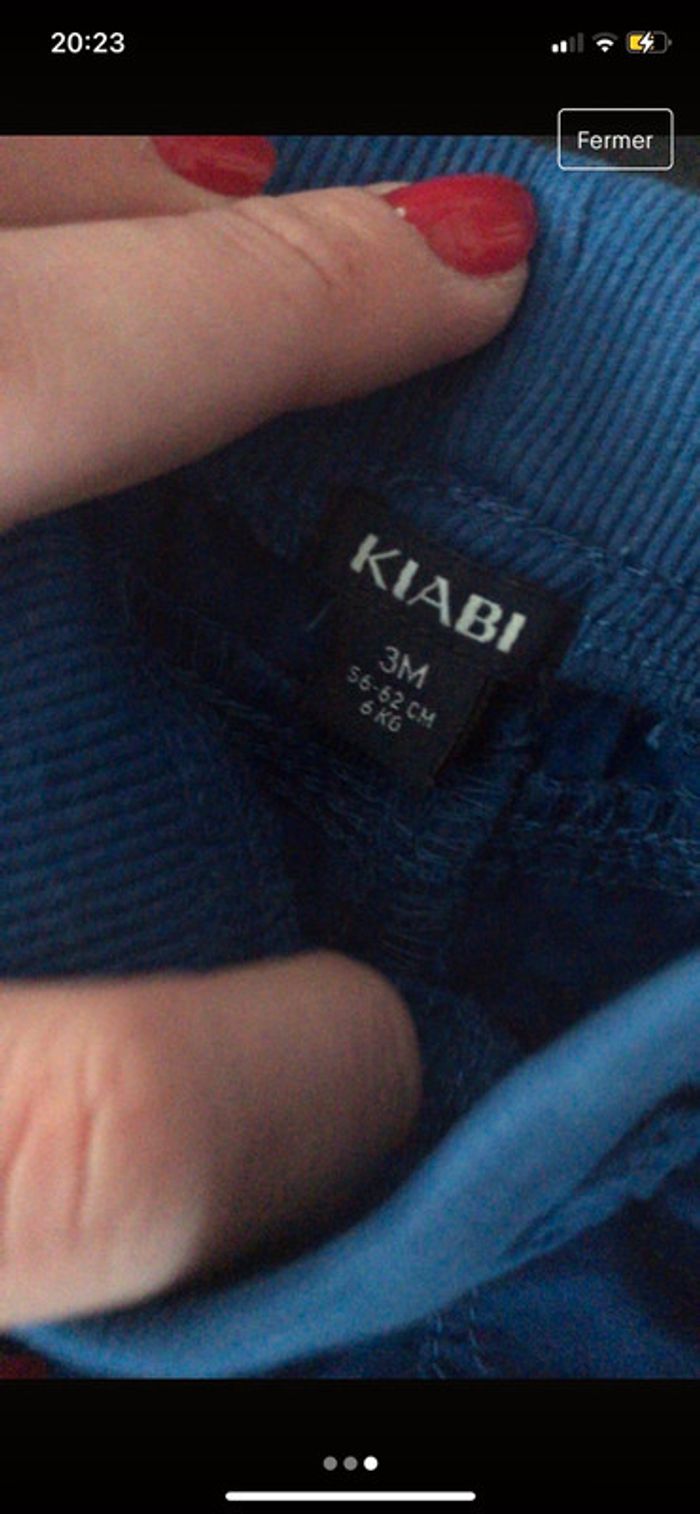 Short bleu 3 mois - photo numéro 3