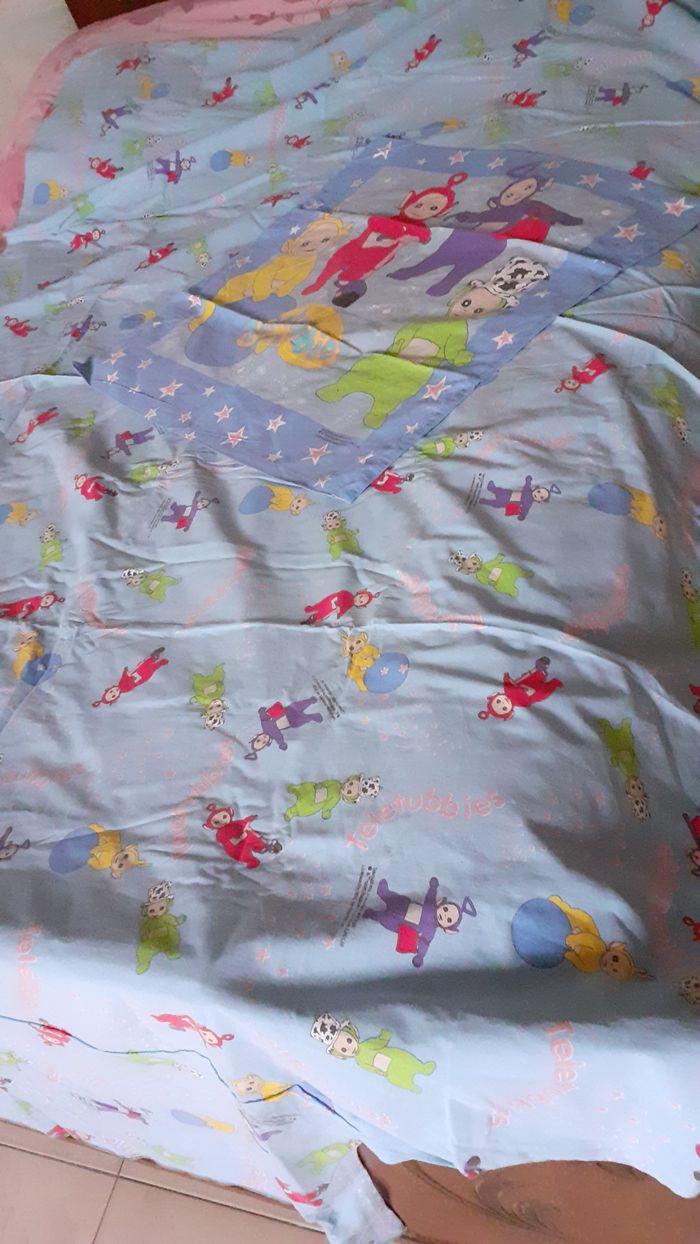 Housse de couette lit enfant vintage - photo numéro 2