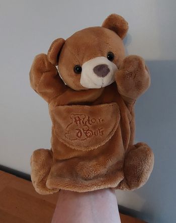 Doudou marionnette Ours - histoire d'ours