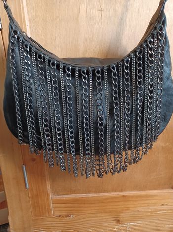 Sac cuir noir san marina