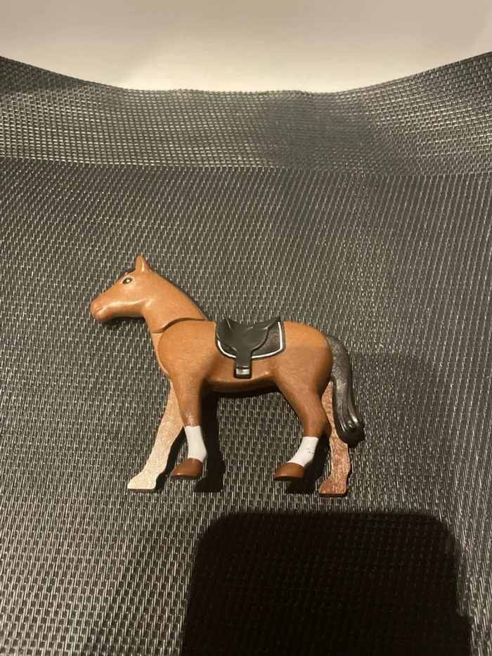 Playmobil figurine cheval marron western écurie centre équestre équitation - photo numéro 7