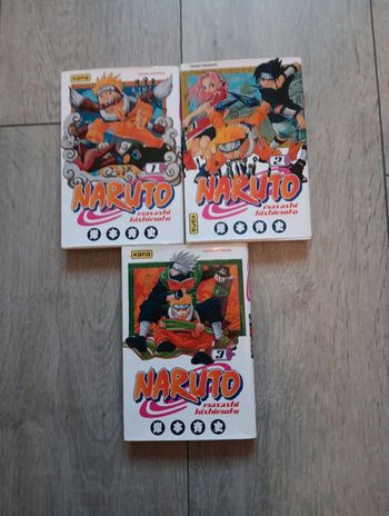 Lot de 3 tomes Naruto