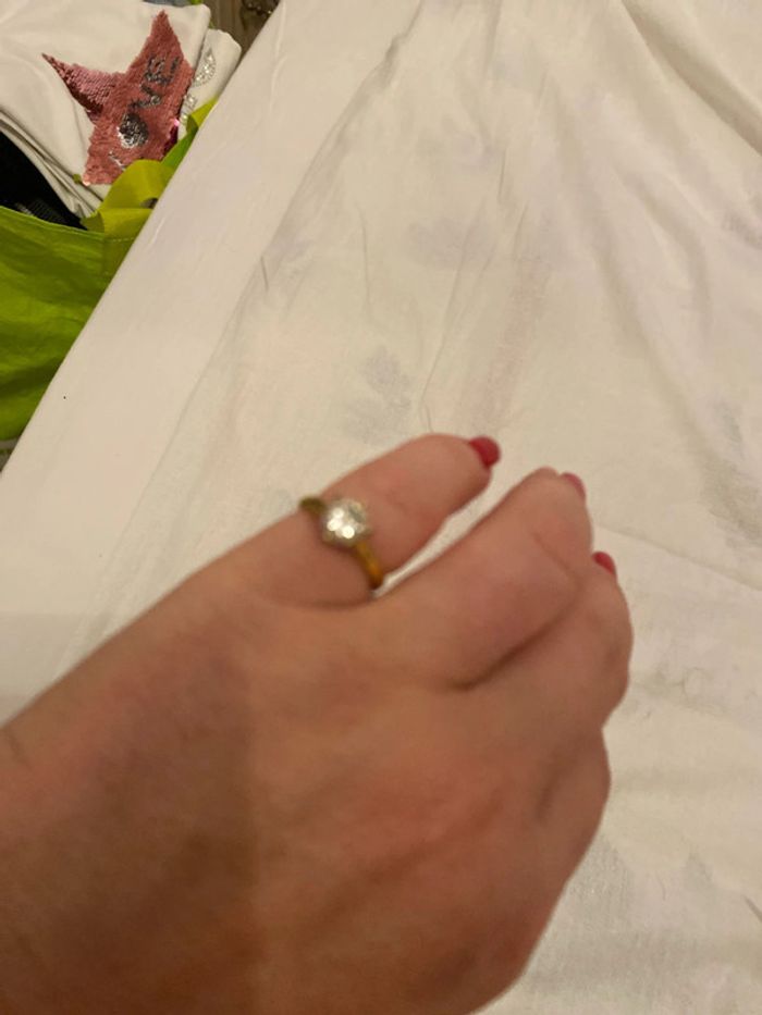 Bague plaqué or - photo numéro 2