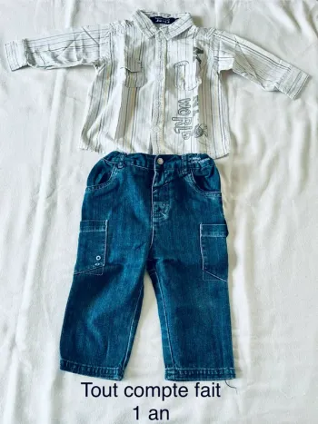 Chemise et pantalon tout compte fait 1 an