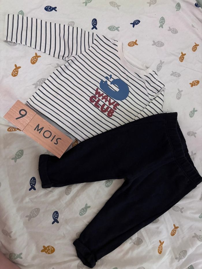 Ensemble garçon 9 mois