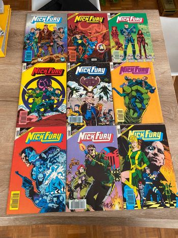 Collection complete numéro 1 a 9 nick fury version intégrale semic année 90