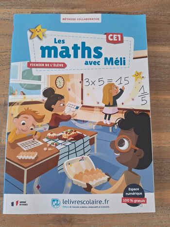 Les maths avec Méli CE1 fichier élève neuf