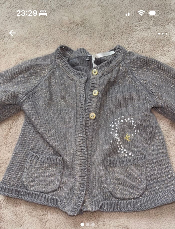 Gilet bébé fille