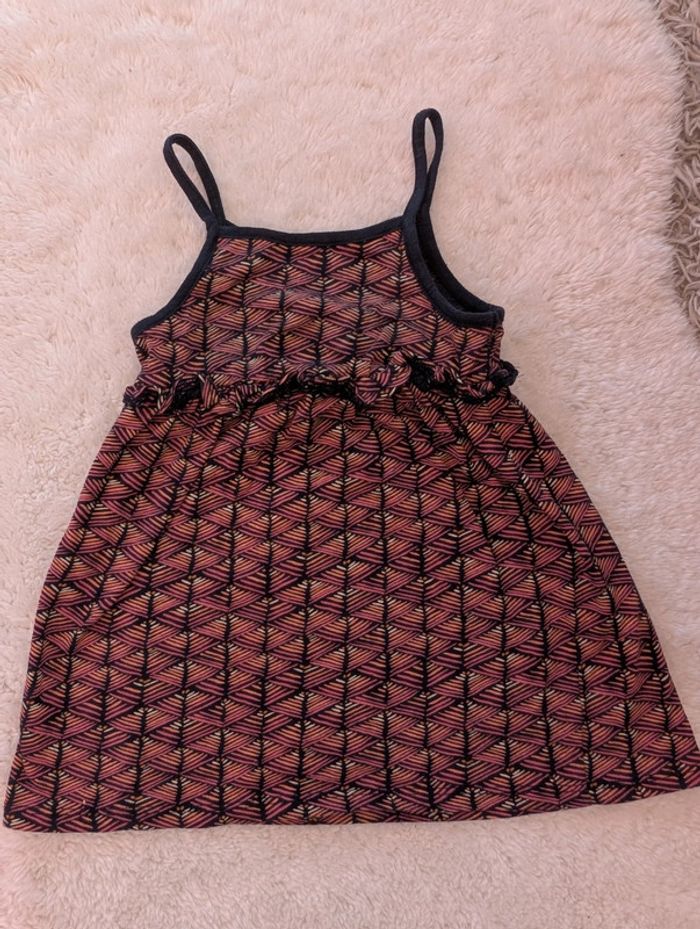 Robe à bretelles fille 18 mois