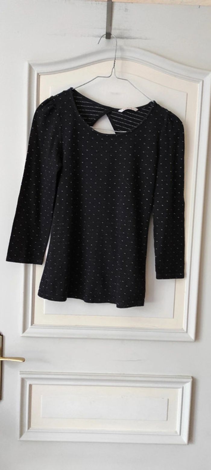 💐T-shirt manche 3/4 - Camaïeu - taille XS - Très bon état 💐