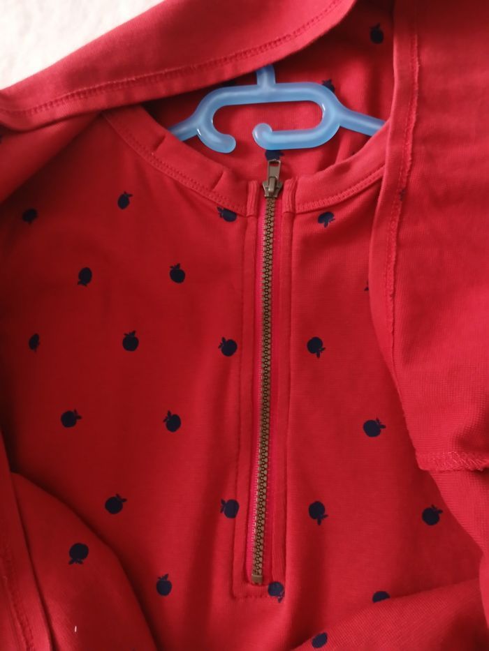 Robe rouge et pommes marine 10 ans Du pareil au même - photo numéro 8
