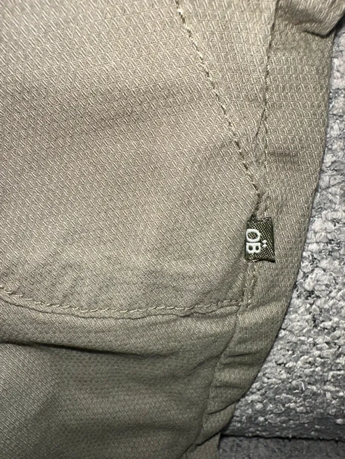 Pantalon kaki ceinture fleurs Obaïbi neuf - photo numéro 3