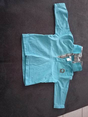 Polo manches longues 6 mois