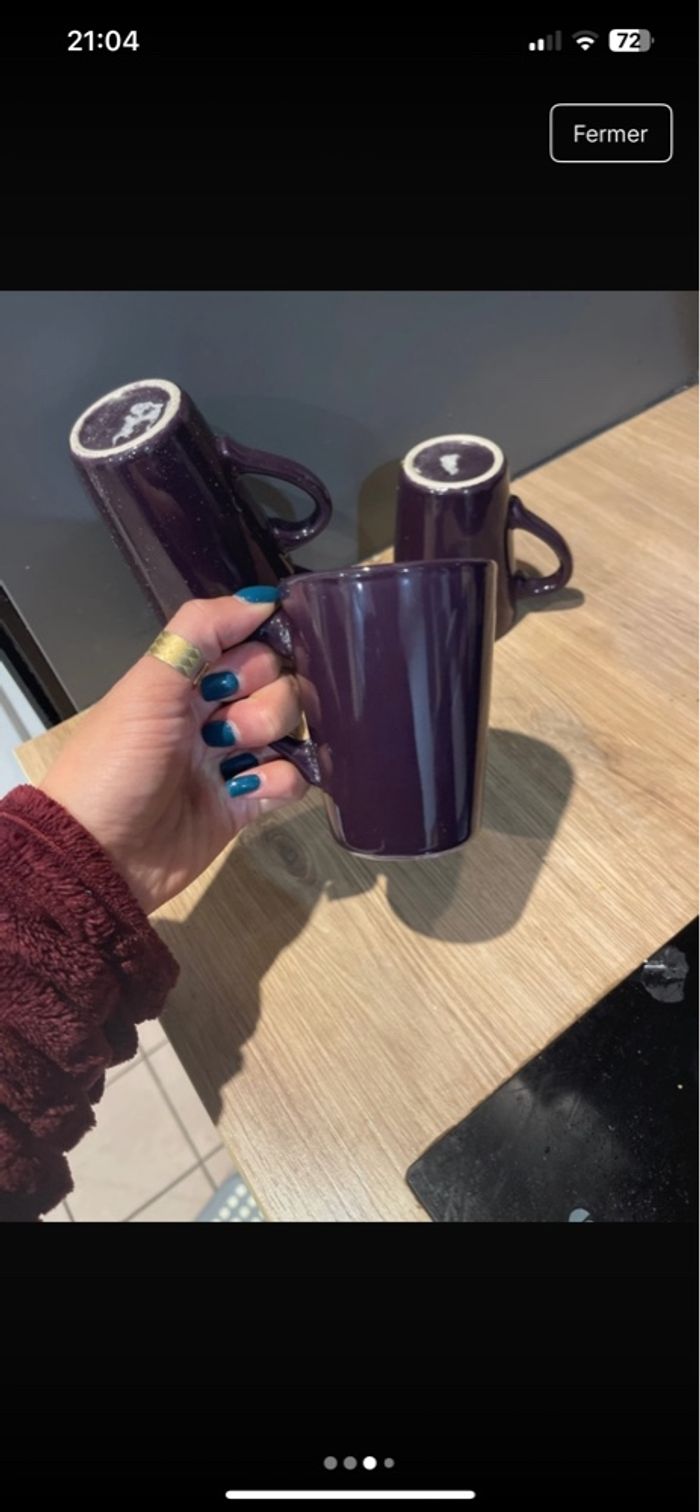 Lot 4 grandes tasses - photo numéro 3