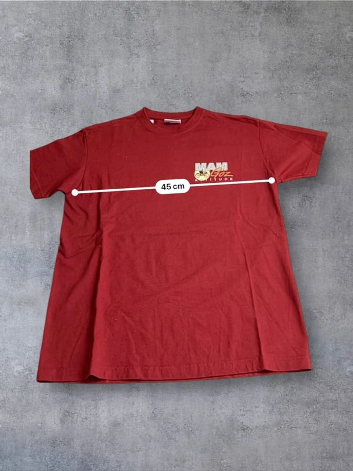 T-shirt, Imprimé, Rouge, S (293) - photo numéro 6