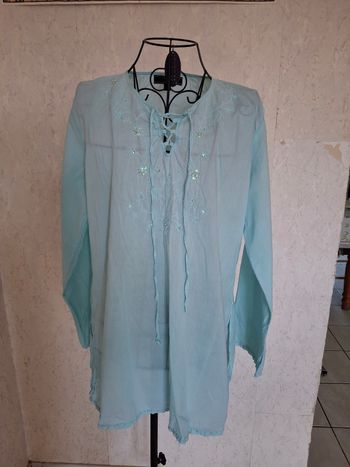 Tunique turquoise tm