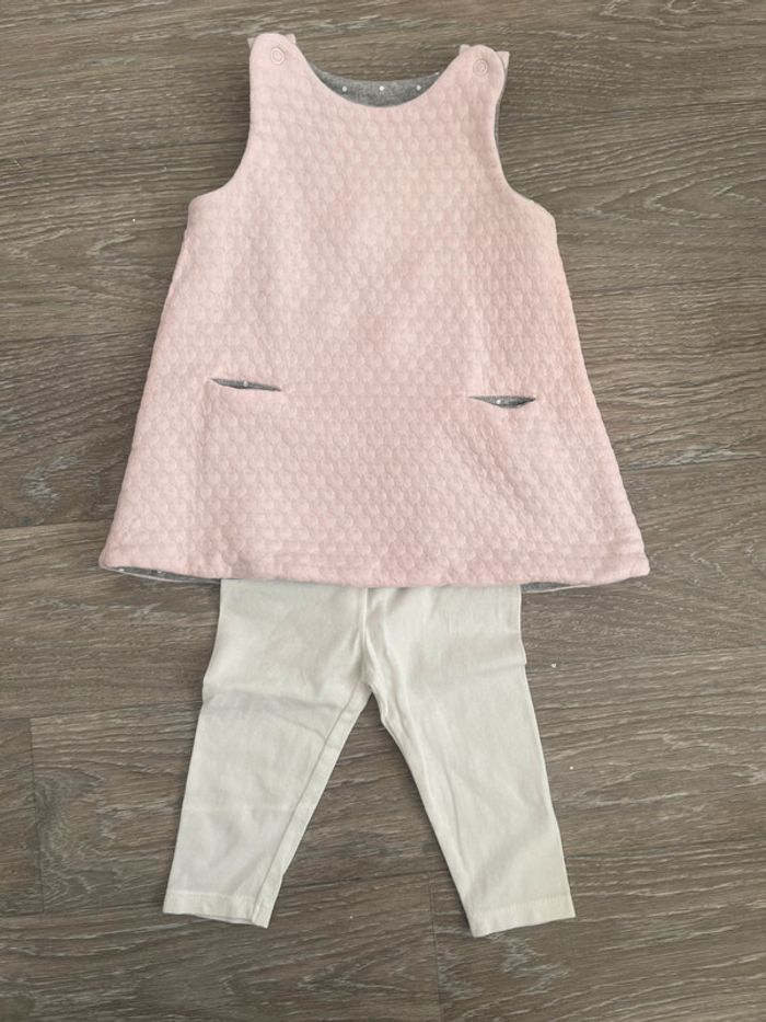 Ensemble robe + legging 6 mois - photo numéro 3