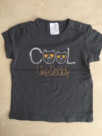 T-shirt manches courtes Kiabi 24 mois