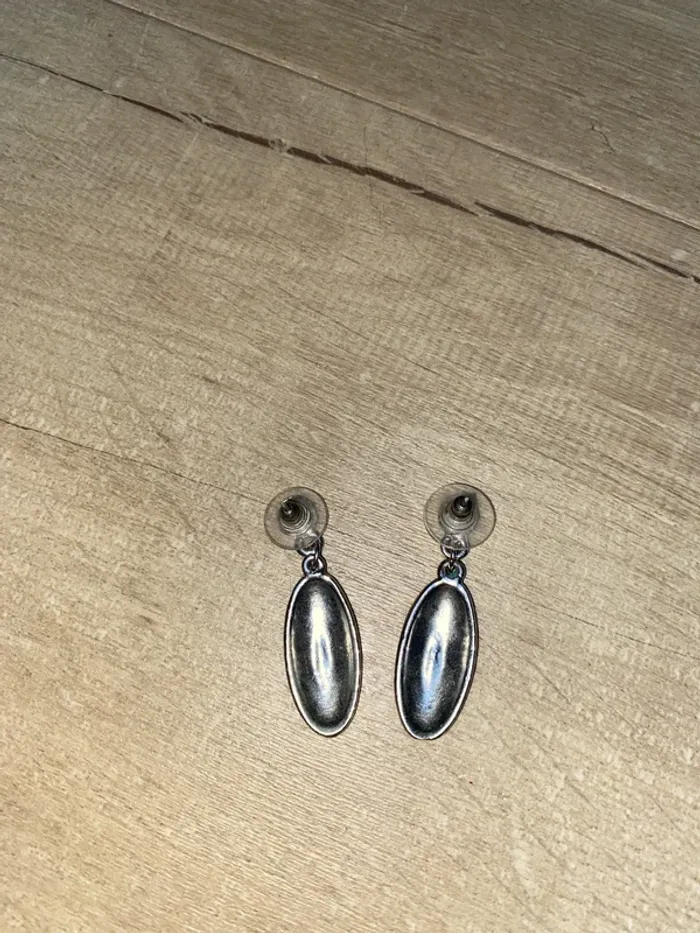 Boucles d’oreilles turquoises - photo numéro 2