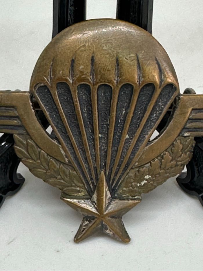 Brevet Militaire Parachutiste / Attribuée / Années 60/ TAP/ insigne - photo numéro 3