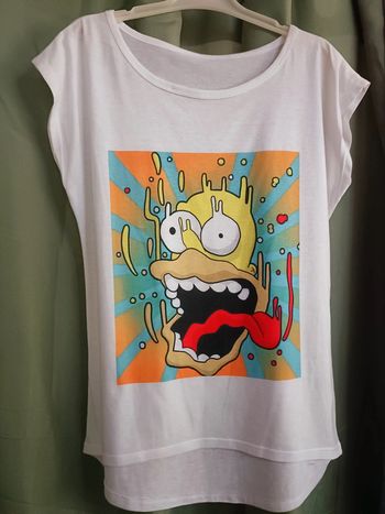 Tee-shirt imprimé Homer Simpson