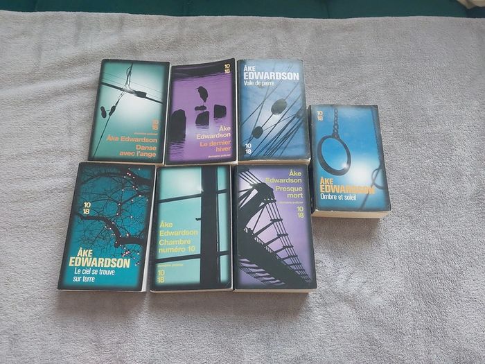 Lot 7 livres thriller åke edwardson