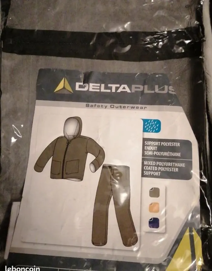 Veste de pluie kaki