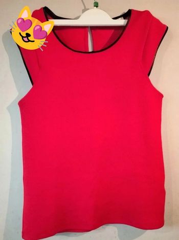 Maillot camaïeu rouge 38